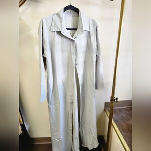 Long Gray T-Shirt Dress